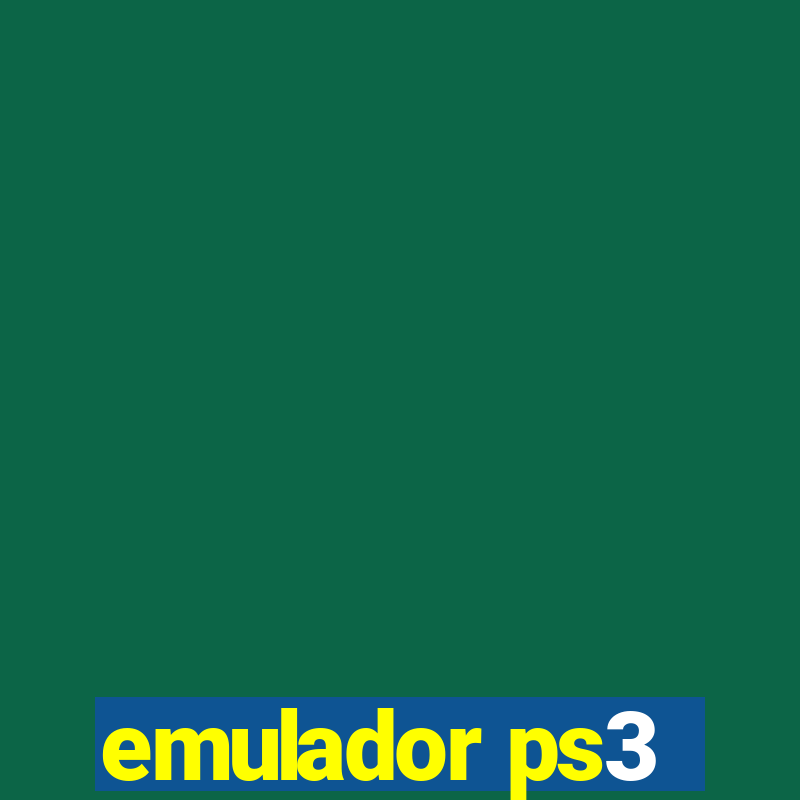 emulador ps3